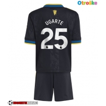 Otroške Nogometnih dresov Manchester United Manuel Ugarte #25 Tretji 2025-26 Kratki rokavi (+ hlače)